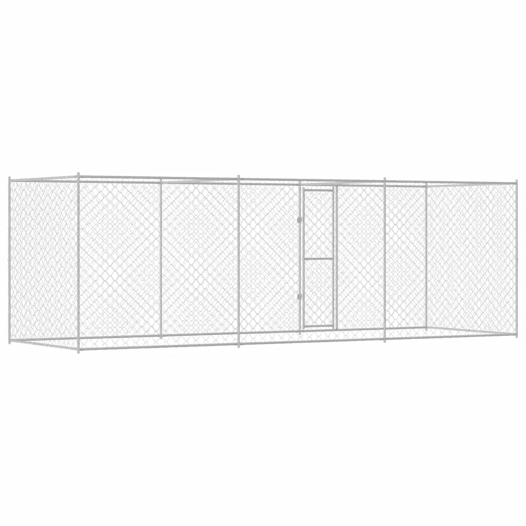 Gabbia per cani Argento 600 x 200 x 200 cm Acciaio zincato 3368310