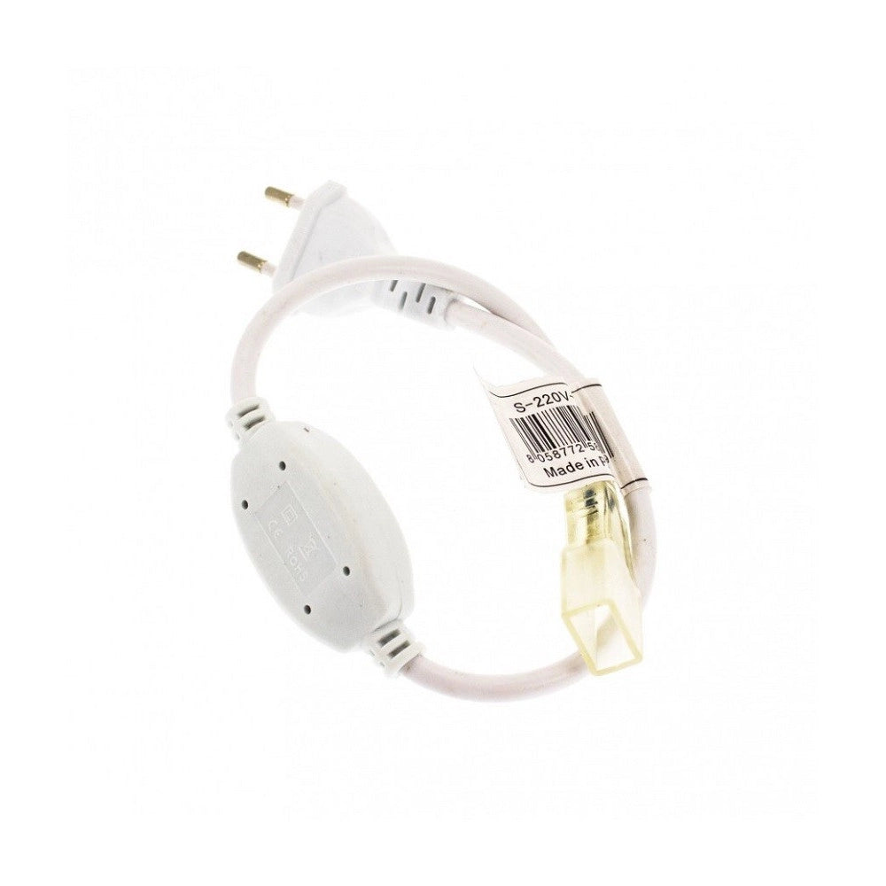 Trade Shop - Spina Per Strisce Led 9.5mm S-220v-95 Raddrizzatore Presa Accensione Strip Led -