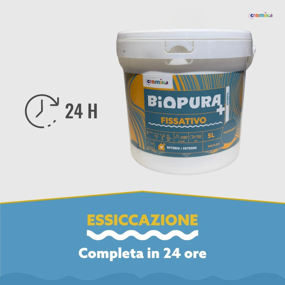 Fissativo antimuffa anticondensa alta concentrazione linea biopura cromika *** formato 5 lt, confezione 1