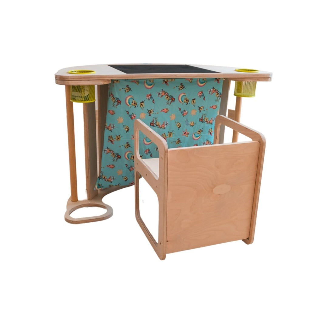 Dondolo/Tavolino + Sedia multifunzione Magic Table