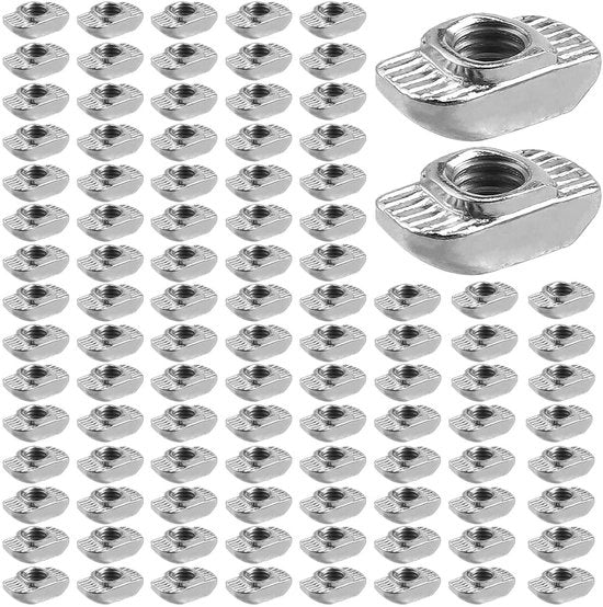 Set di viti e dadi per profilo di alluminio extruso Hamerkop - 100 pezzi