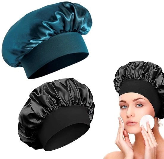 Parechi di Cuscini per Capelli in Seta - 2 Pezzi - Antiscivolo - Disegno Resilente - 30 cm - Respiranti - Tela di Seta morbida