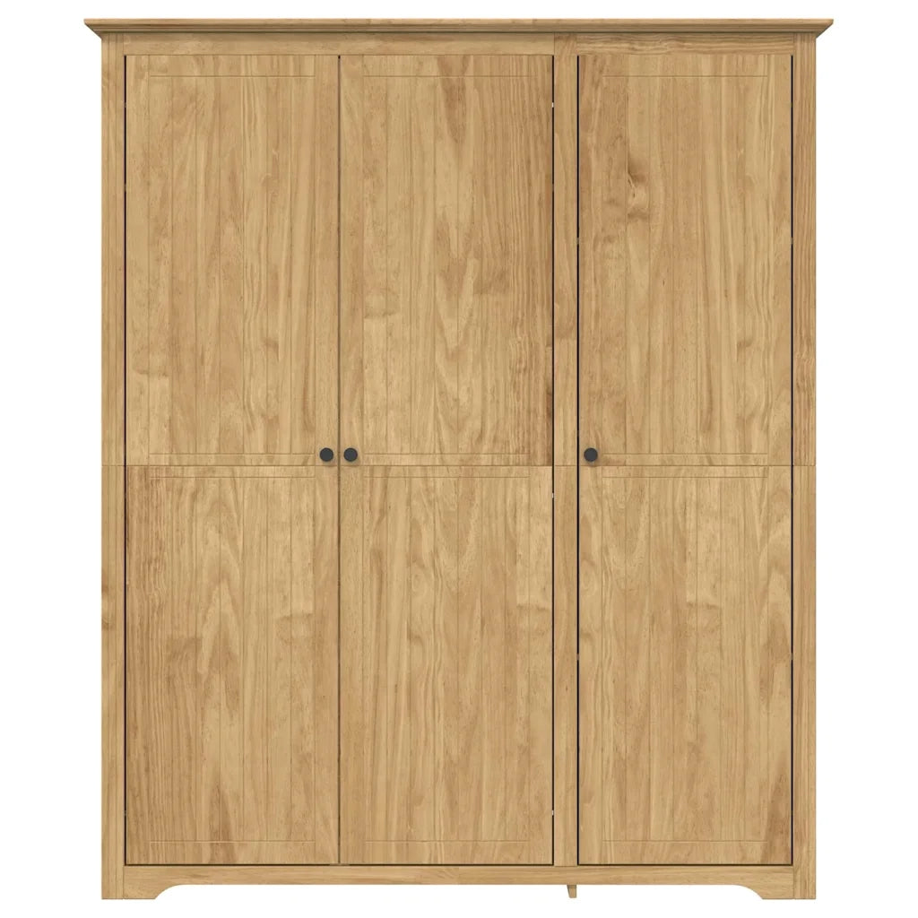 Guardaroba con porta BODO Marrone miele 146 x 53,5 x 173 cm