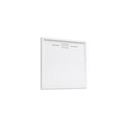 Piatto doccia 80x80 effetto pietra colore bianco | Spanios