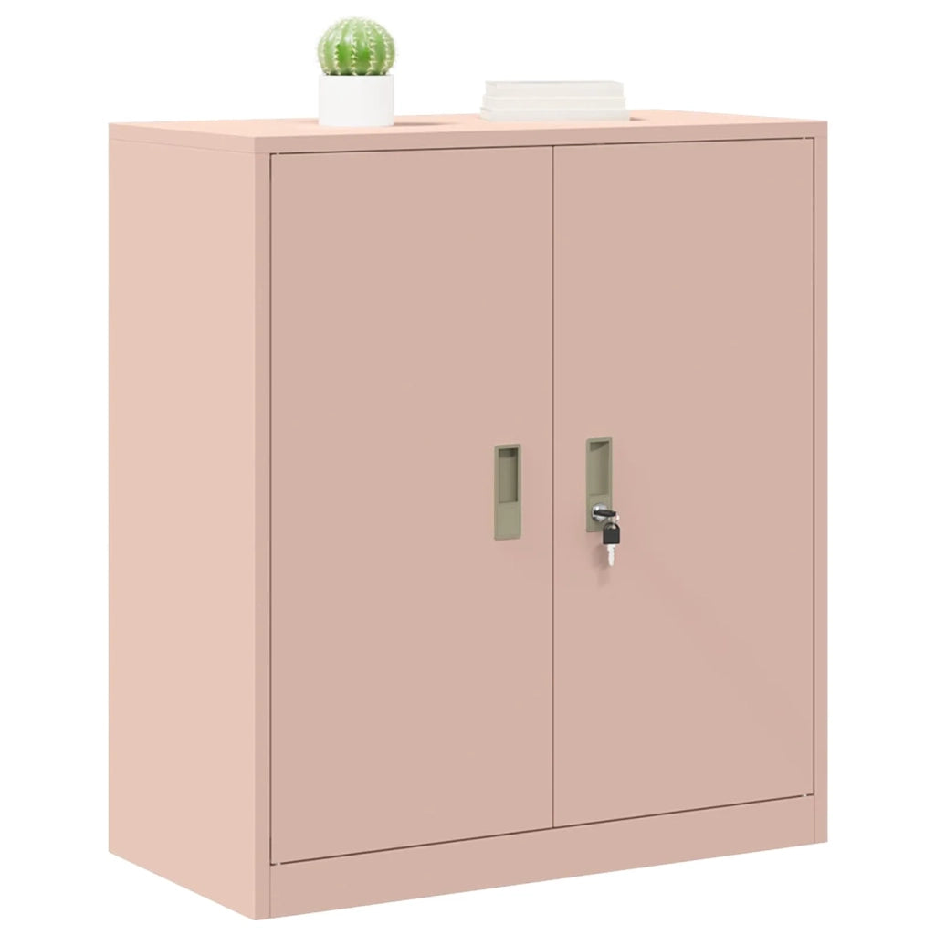Armadio Rosa 80 x 40 x 90 cm Acciaio 891683