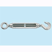 Tenditori con occhio e gancio   MA 5 - 3/16" - L. min. 121 -max 25 Kg cf.30 Pz