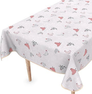 Telaio da tavola in stile lino - Tavolo per giardino e sala da pranzo 100 x 140 cm - Impermeabile e facile da pulire
