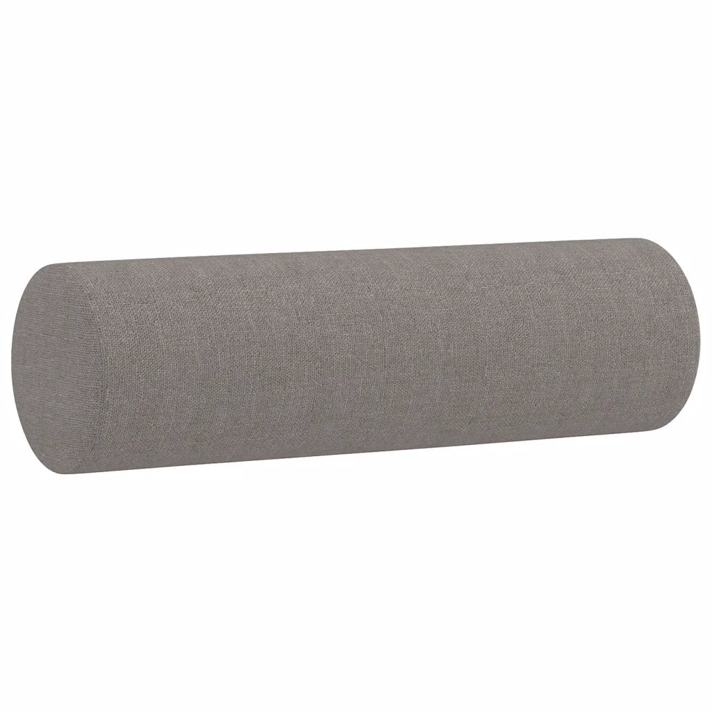 Divano a 3 Posti con Cuscini-Sofa 3 Posti con Cuscini Tortora 180 cm in Tessuto 482773