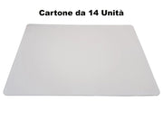 Cartone da 14 Unità di Tappetini Sottomano OttoFoi Scrivania in Simil Pelle Rigido Dimensioni 65 x 45 per Ufficio e Casa Beige - Leggere Descrizione