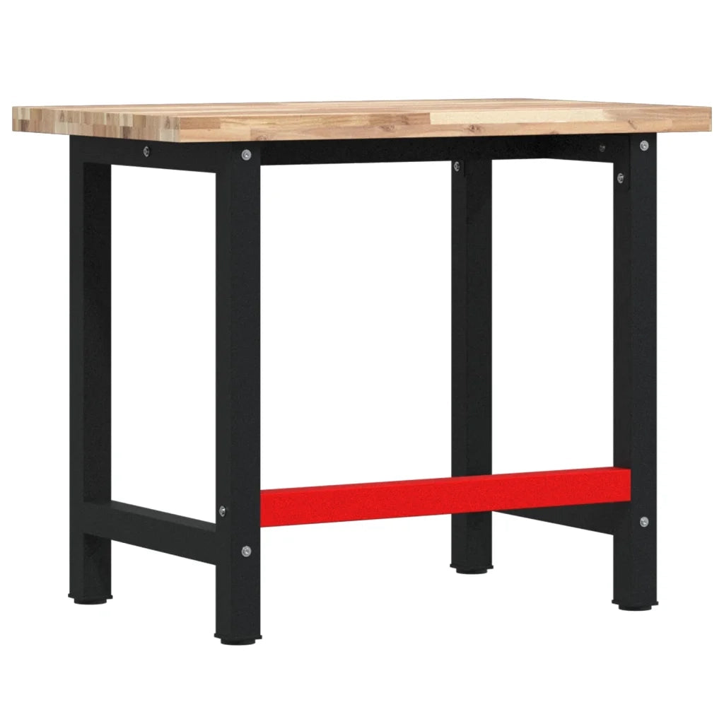 Banco da Lavoro 100x60x83 cm Legno Massello Acacia Rettangolare CFW1543499