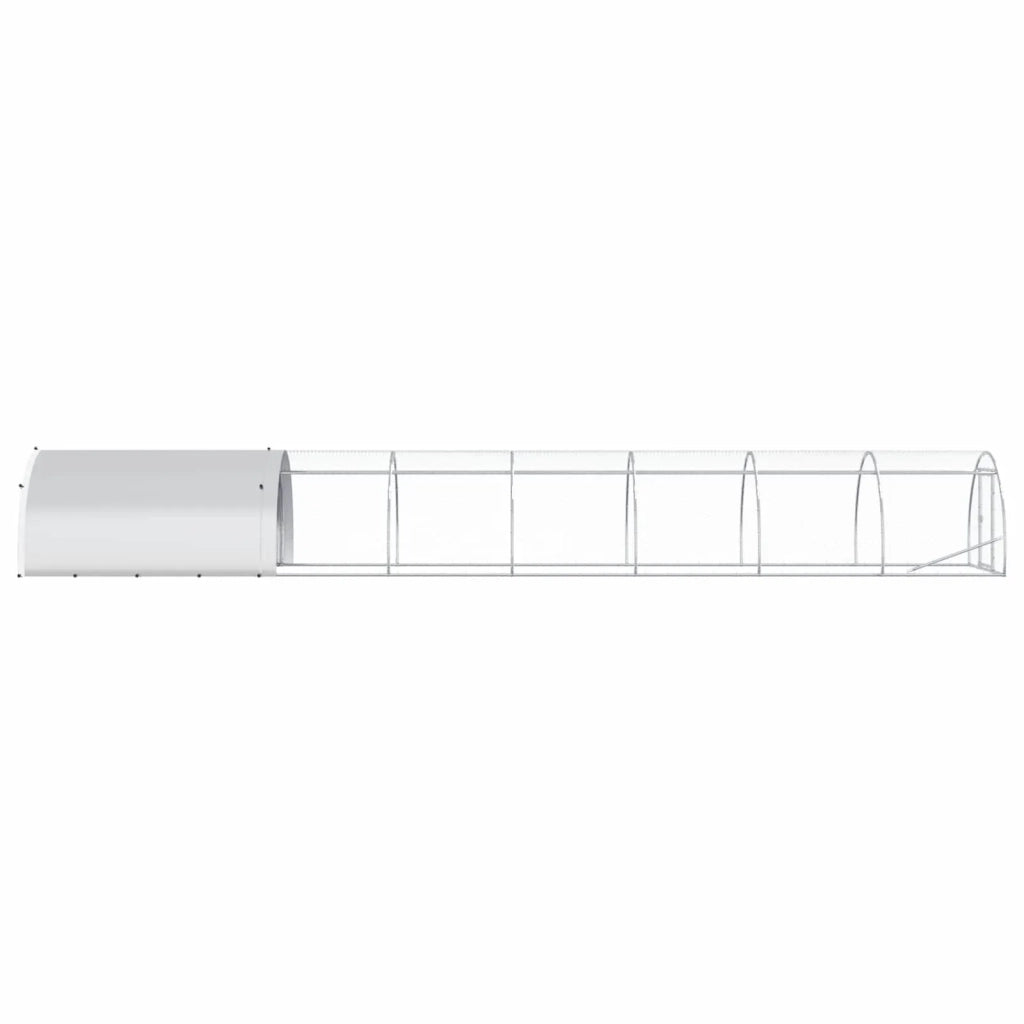 Pollaio Argento 800 x 150 x 100 cm Acciaio zincato 3434668