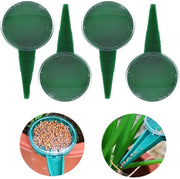 Dispensatore di semi in plastica 4 in 1, aiuto alla semina, strumento per la semina, kit di semina, macchina per la semina, struttura per la semina dei semi in plastica