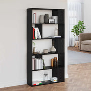 Armadio per Libri Rovere Nero 80 x 24 x 159 cm 8003712