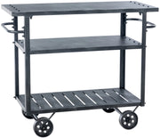 Carrello di servizio Spring Argento antico