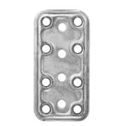 C PIASTRA DIRITTA ACCIAIO ZINCATO 40X80 MM- C LINE FER- 50,0 pz