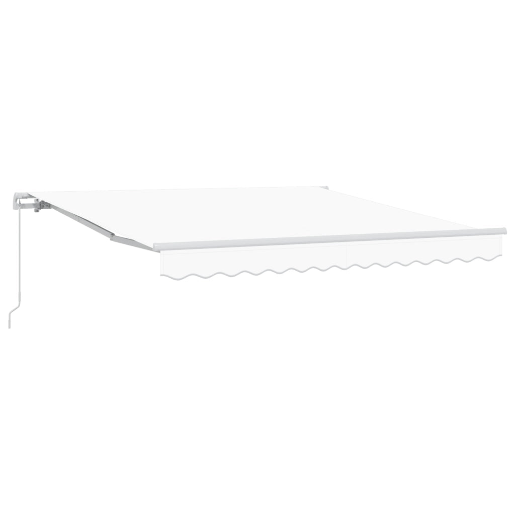 Tenda Retrattile Manuale Bianca 350x250 cm