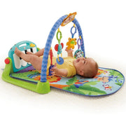 Trade Shop - Palestrina Per Neonato Con Piano Musicale Azzurro Baby Con Giocattoli Pendenti -