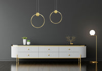 Lampada Da Soffitto Led App1396-cp Gold 40cm