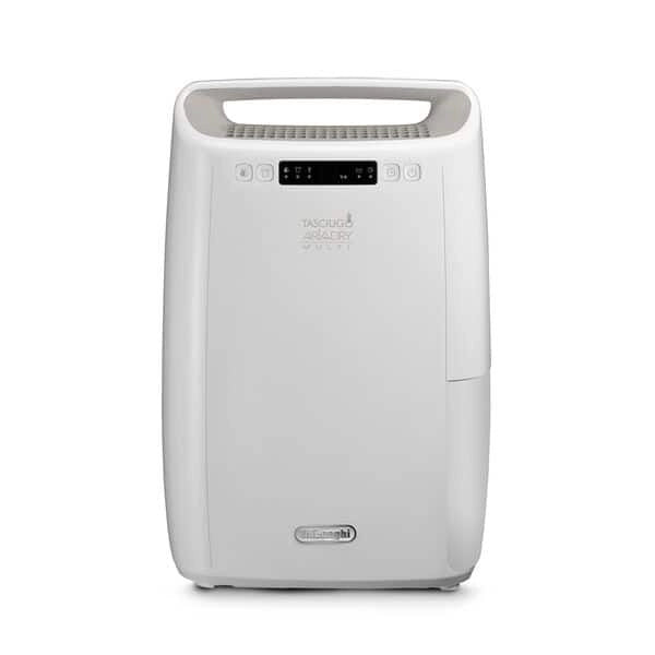 De’longhi tasciugo ariadry - deumidificatore, capacità deumidificazione 14l/24h, serbatoio 2,1l, bianco (dexd214rf)