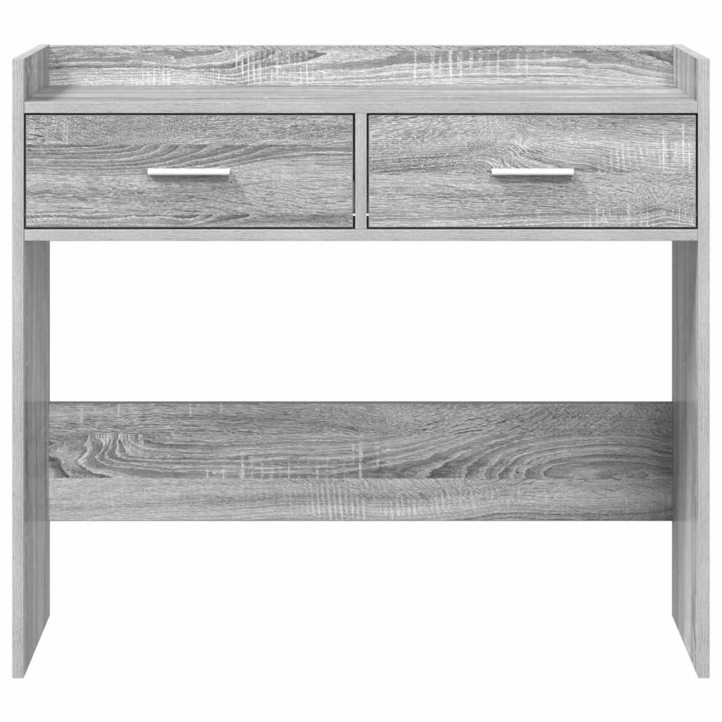 Tavolo consolle Sonoma grigio 90 x 35 x 80 cm 8011304