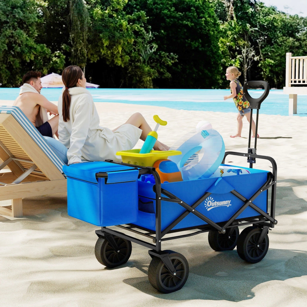 Carrello Pieghevole ¨C zephmum ¨C Blu, Polipropilene, 60x40x80 cm