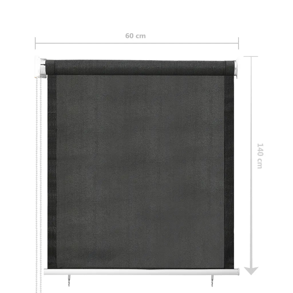 Tenda a rullo | Tenda avvolgibile per Esterni 60x140 cm Antracite
