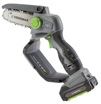 Potatore a Batteria Verdemax PE20 per Arbusti Piante 20V Lama da 12 cm con Batteria