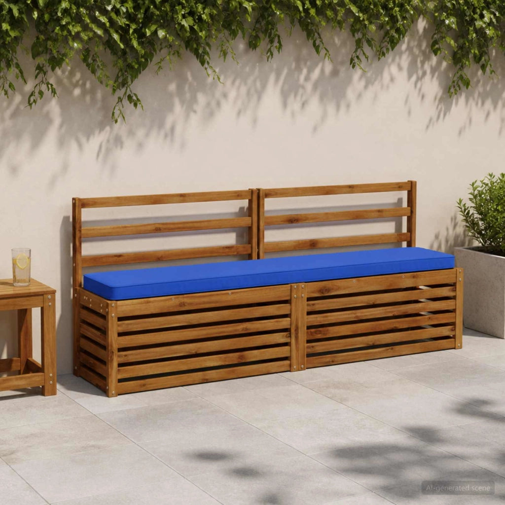 Cuscino per Panchina a 1 Pezzo VUGHT 100% Poliestere Blu Reale 950910