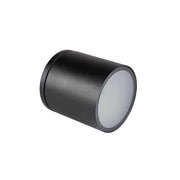 FARETTO DA SOFFITTO PLAFONIERA PER ESTERNO CILINDRICO IN ALLUMINIO NERO CON ATTACCO GU10 - ELEGANZA ED EFFICIENZA ENERGETICA