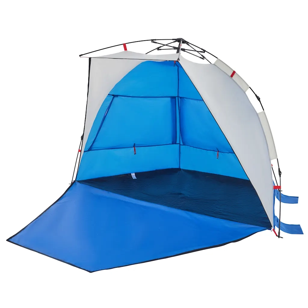 Tenda da Spiaggia 2Persone Azzurro Rilascio Rapido Impermeabile 4005308