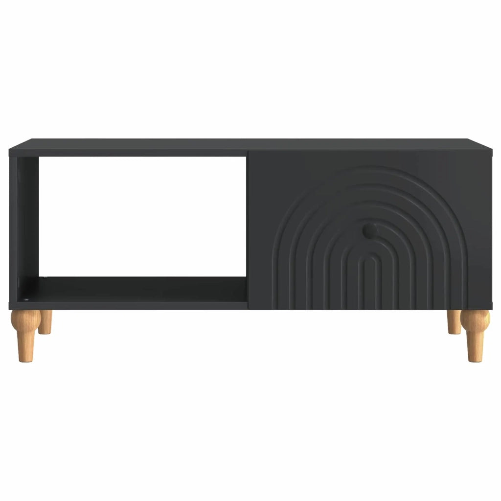 Tavolino da salotto Nero 90 x 50 x 40 cm Legno ingegnerizzato 894266