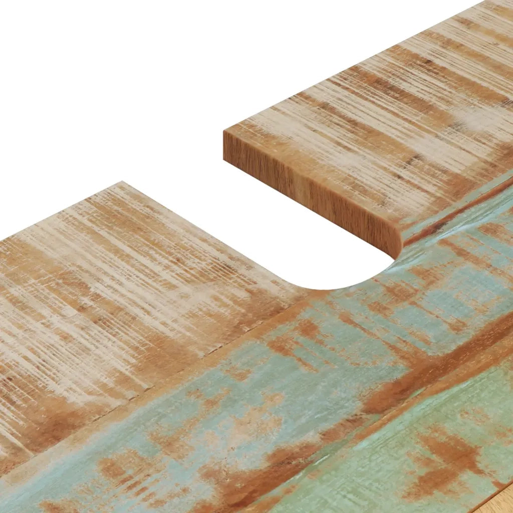 vidaXL Set Mobili da Bagno 2 pz in Legno Massello di Recupero