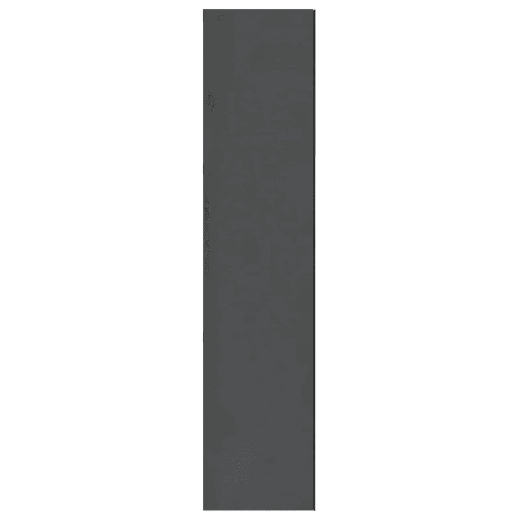 Armadietto a Specchio per Bagno-Mobile bagno con specchio 60x15x75 cm MDF Grigio Lucido