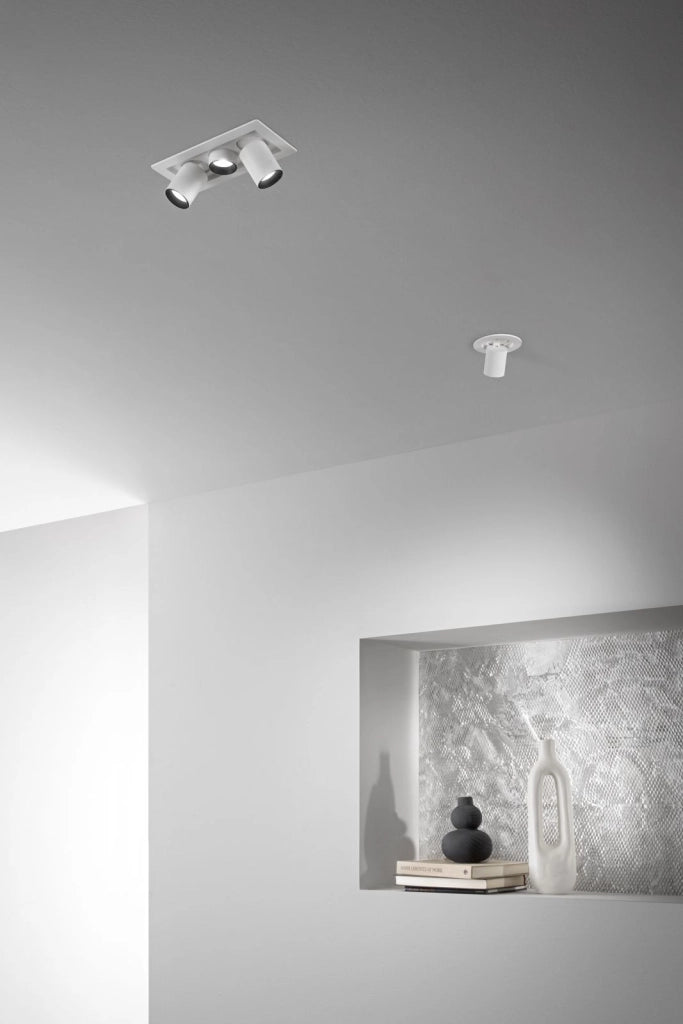 INCASSO LED SIDER BIANCO 16W 2130LM CCT 3000 E 4200 E 6500K 188X90X70MM