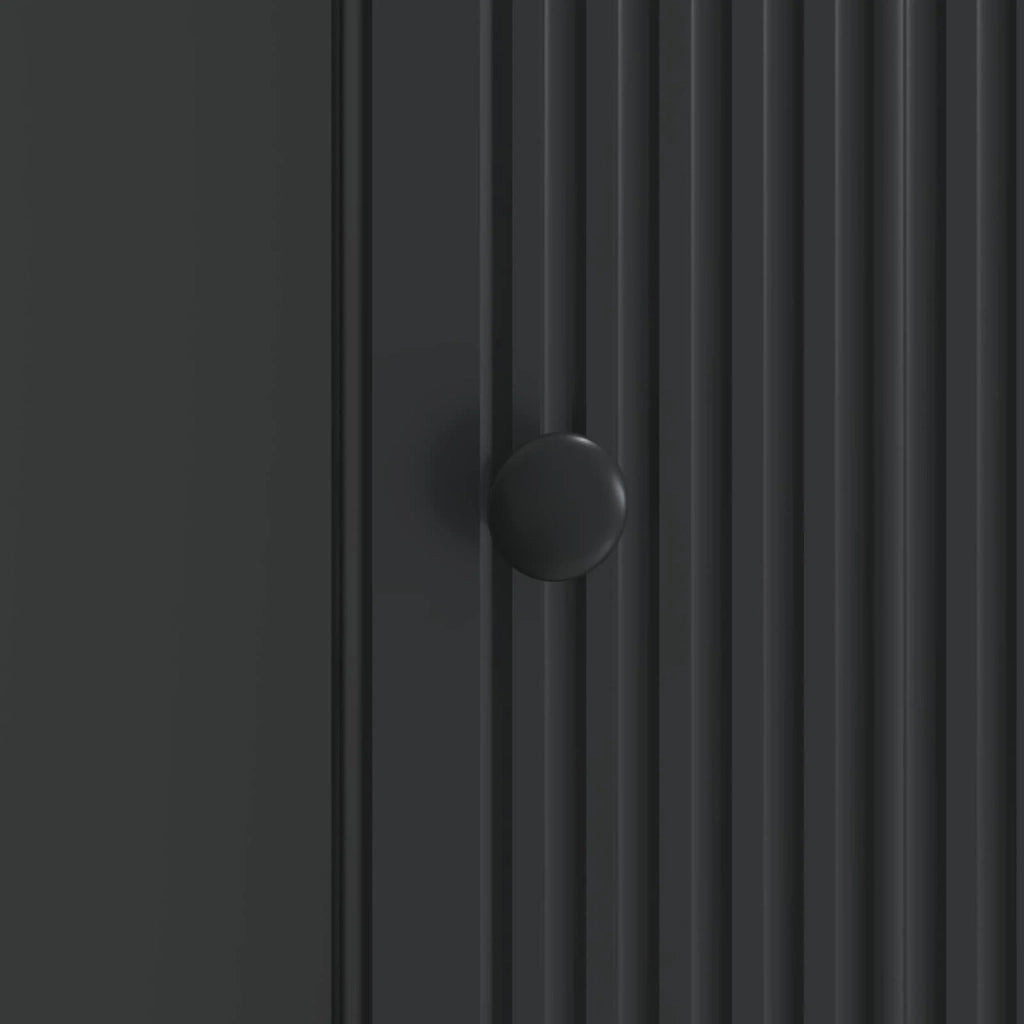 Armadio da Notte Nero 43 x 34,5 x 50 cm Legno ingegnerizzato