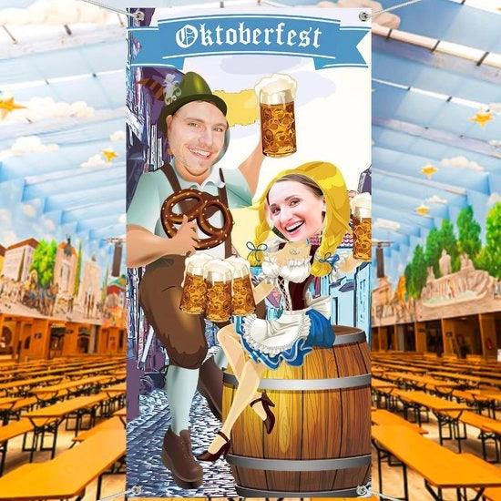 Decorazione per Parete Oktoberfest 180 x 90 cm - Bandiera di Prop - Adatto per Interno/Esterno