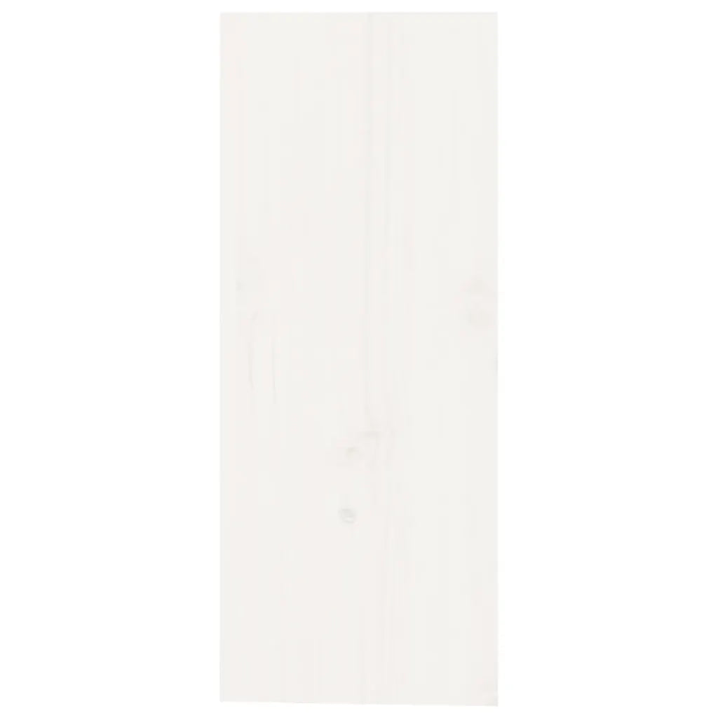 Portabottiglie Bianco 62x25x62 cm in Legno Massello di Pino 821543