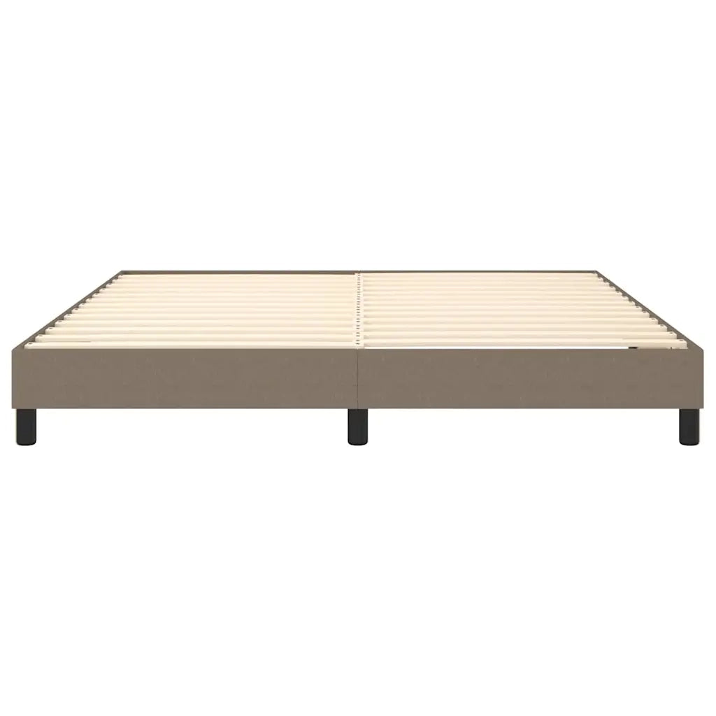 Struttura Letto a Rete a Molle Tortora 180x200 cm in Tessuto