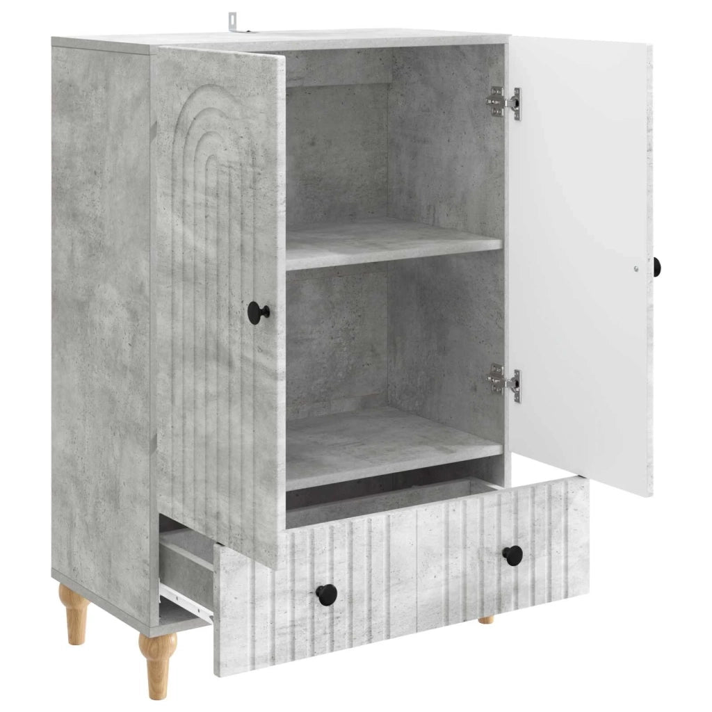 Credenza Grigio Cemento 66 x 34,5 x 95 cm Legno ingegnerizzato 894208