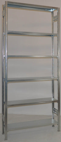Scaffalatura in ferro da magazzino Zincata cm. 100x70x300h