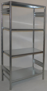 SCAFFALATURA di metallo da magazzino Zincata cm. 91x60x200h