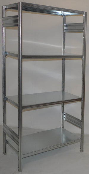 SCAFFALATURA di metallo da magazzino Zincata cm. 91x60x200h