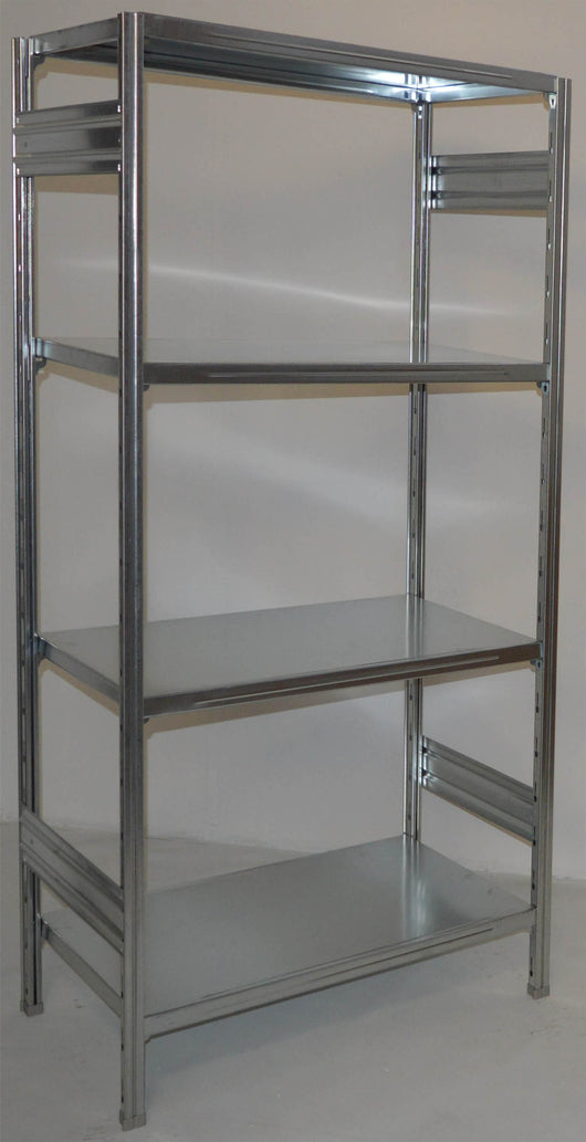 SCAFFALATURA di metallo da magazzino Zincata cm. 91x60x200h