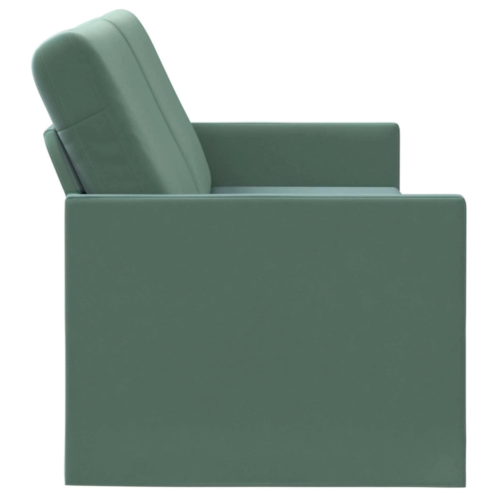 Divano a 3 posti Verde Mare 190 x 81 x 82 cm Velluto (V) 42041131