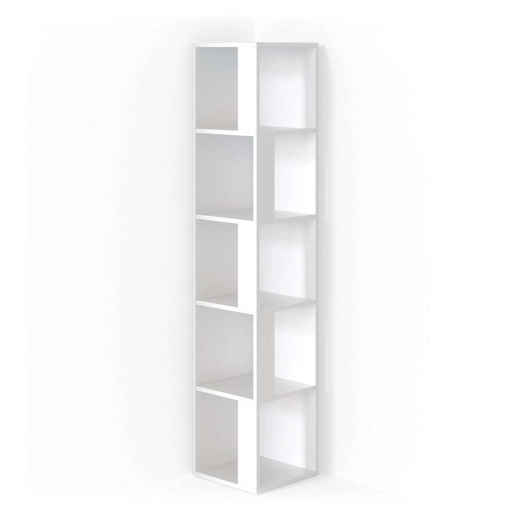 Vicco Scaffale angolare Bianco 33.3 x 162.2 cm