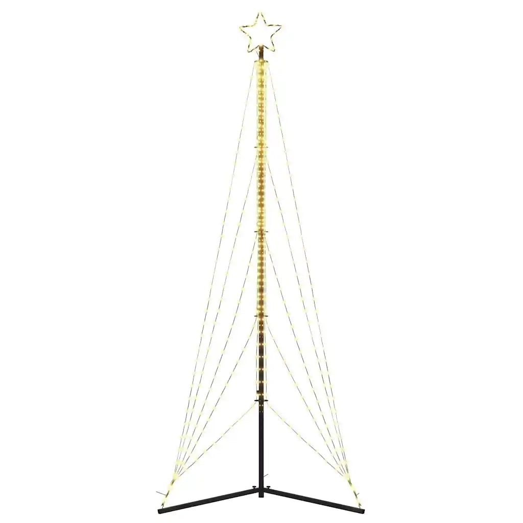 Albero di Natale | Decorazioni natalizie a LED 525 LED Bianco Caldo 302 cm