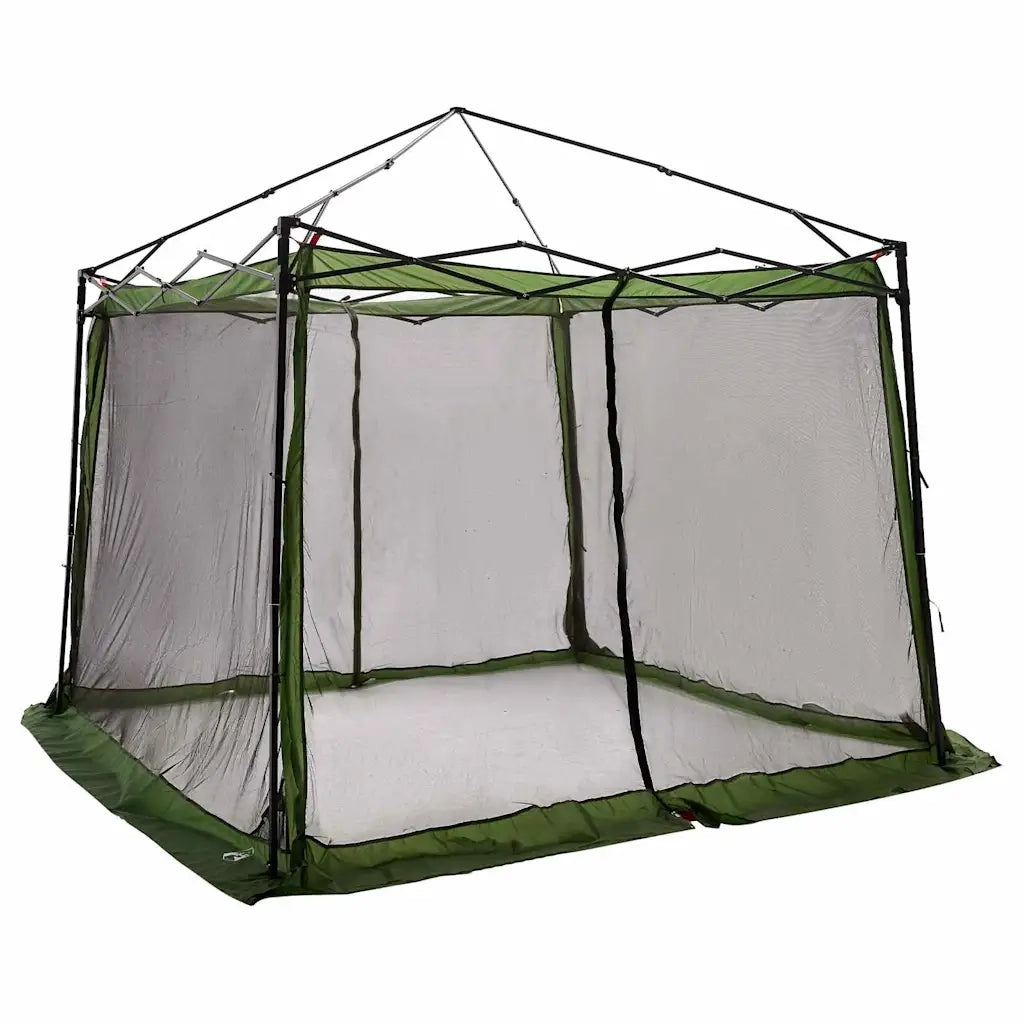 vidaXL Tenda interna in rete Verde 303 x 303 cm