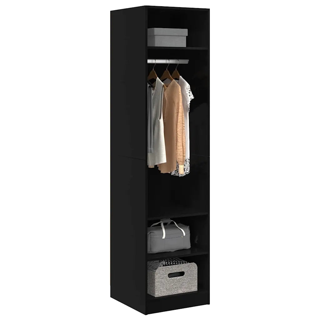 Armadio Nero 50x50x200 cm in Legno Multistratocod mxl 129350