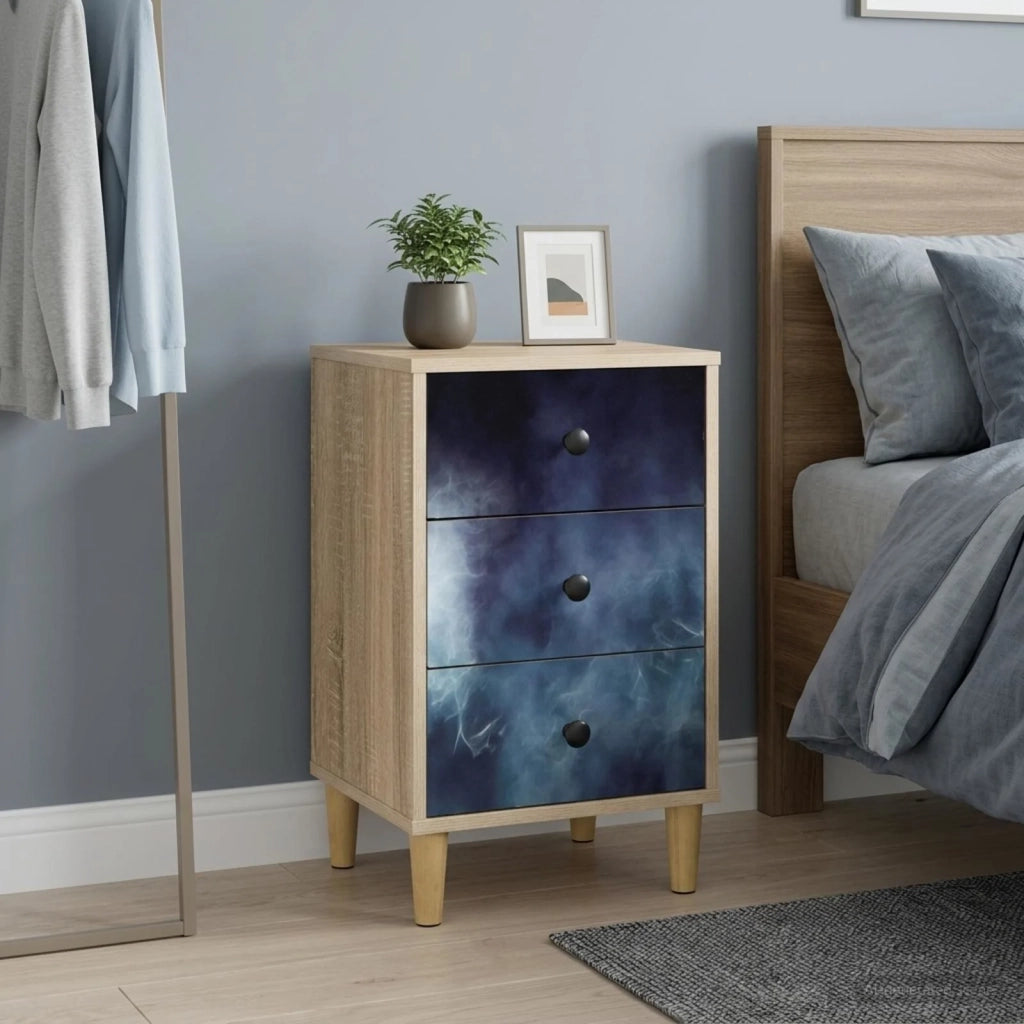Armadio da Notte RAALTE Rovere Sonoma 36 x 33 x 60 cm 8007275