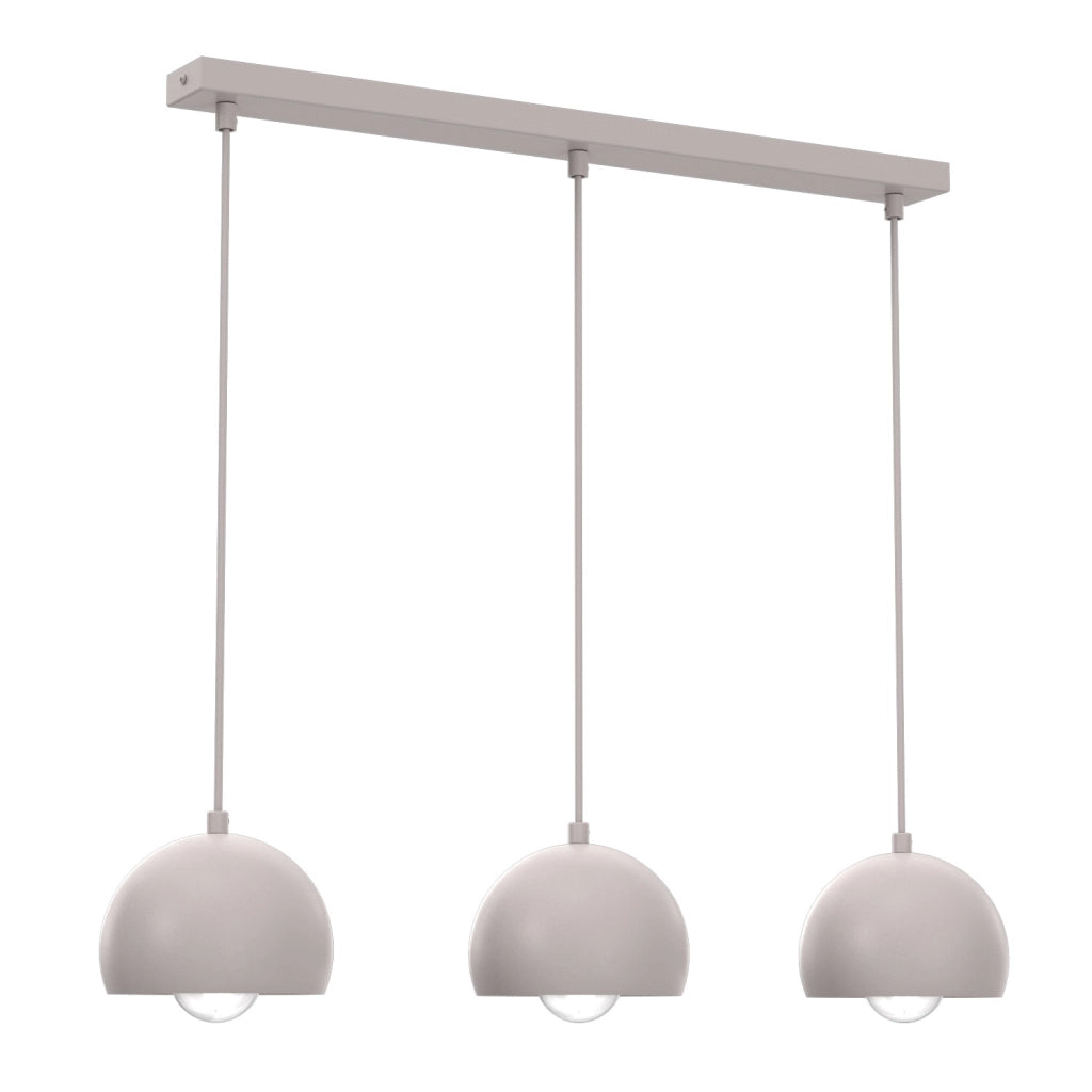 Lampada sospesa Sool 3xE27 kaszmir metallo Luminex